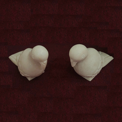 Birds ( Pair ) White Stone Rajnagar