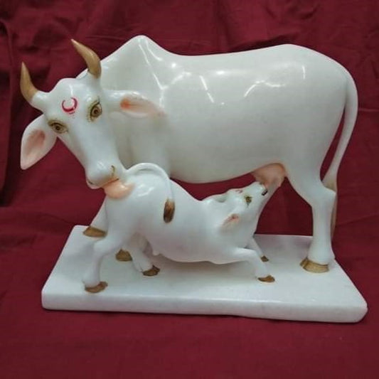 White Marble Cow