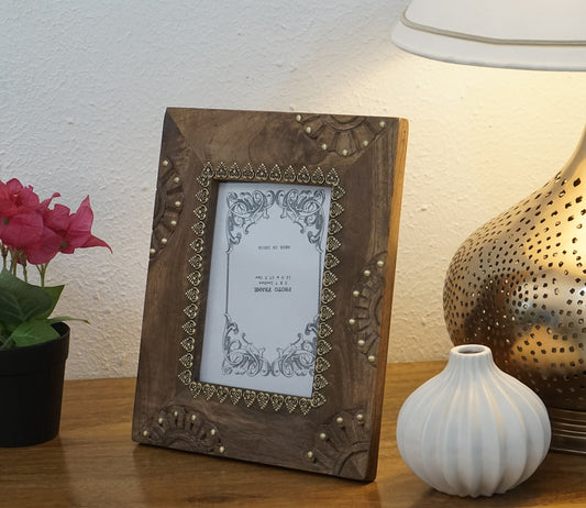 Udaipur Handicrafts Wood Photo Frame