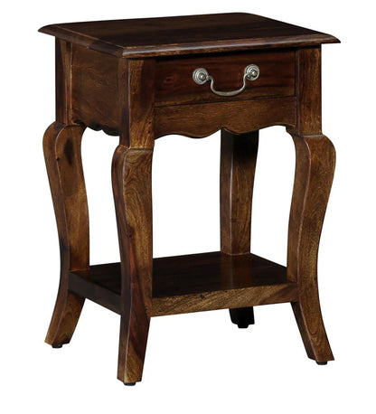 Udaipur Handicrafts Wood Bedside Table
