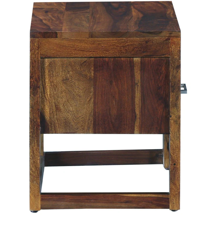 Udaipur Handicrafts Wood Bed Side Table