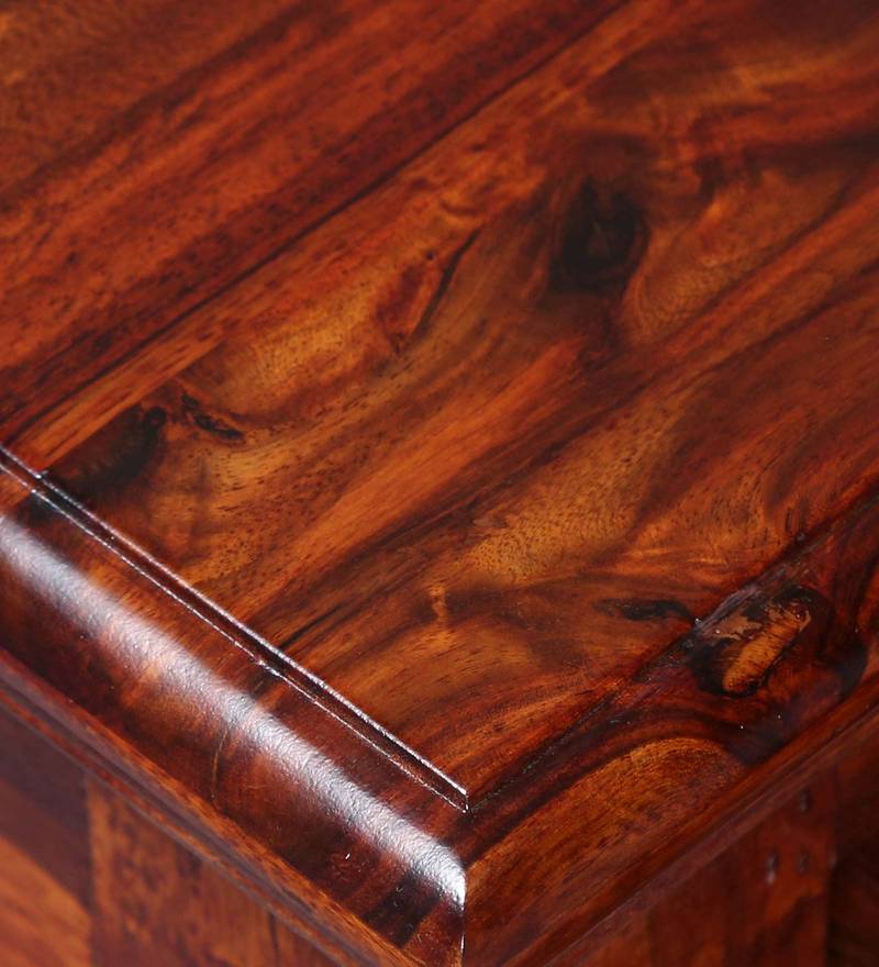 Udaipur Handicrafts Wood Bedside Table