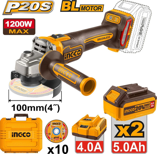 INGCO CAGLI2210032 Angle Grinder (100 mm Wheel Diameter)