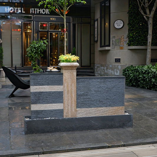 Udaipur Handicrafts Granite Fountain and Garden Decor for Home, Offices, Mall, Garden and public places