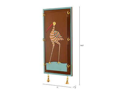 Udaipur Handicrafts Wood  Curious Crane Key Hanger