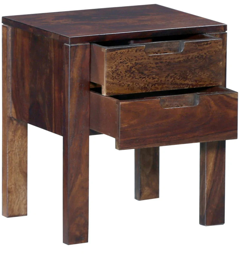 Udaipur Handicrafts Wood Bed Side Table