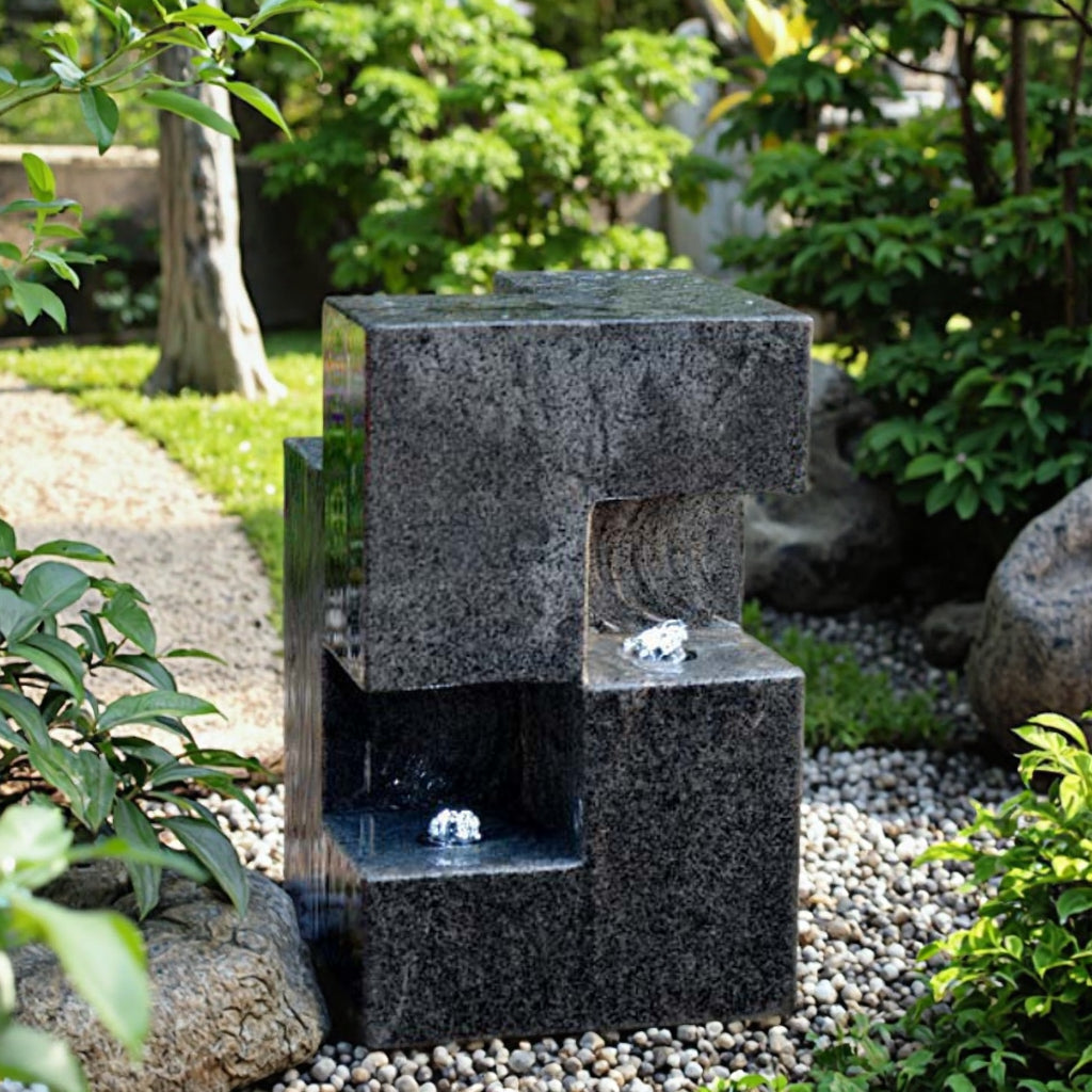 Udaipur Handicrafts Granite Fountain and Garden Decor for Home, Offices, Mall, Garden and public places