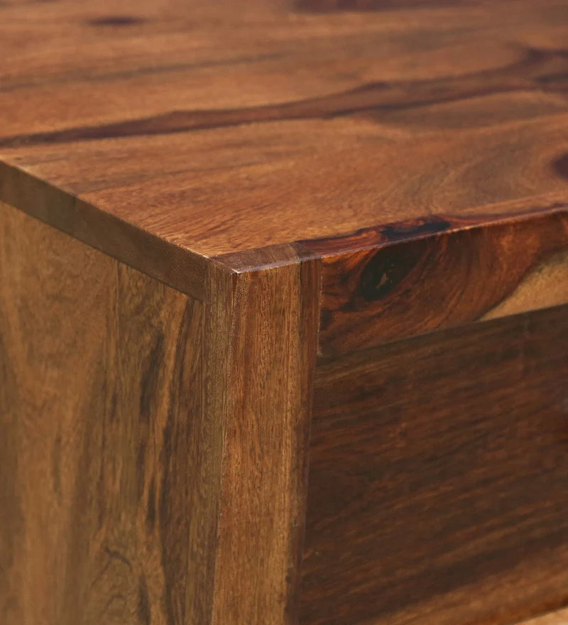 Udaipur Handicrafts Wood Bed Side Table