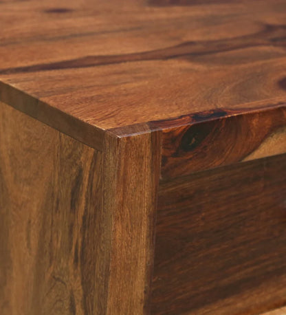 Udaipur Handicrafts Wood Bed Side Table