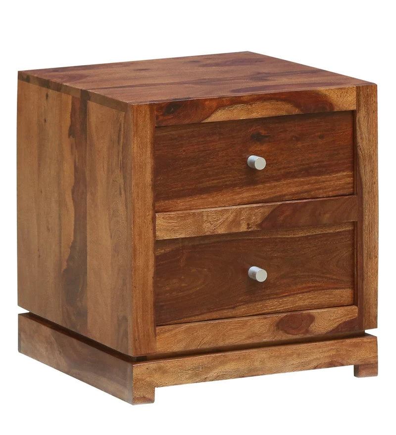 Udaipur Handicrafts Wood Bed Side Table