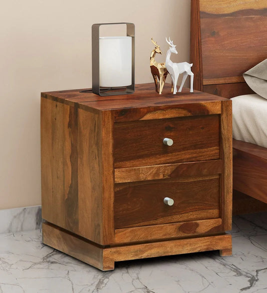 Udaipur Handicrafts Wood Bed Side Table