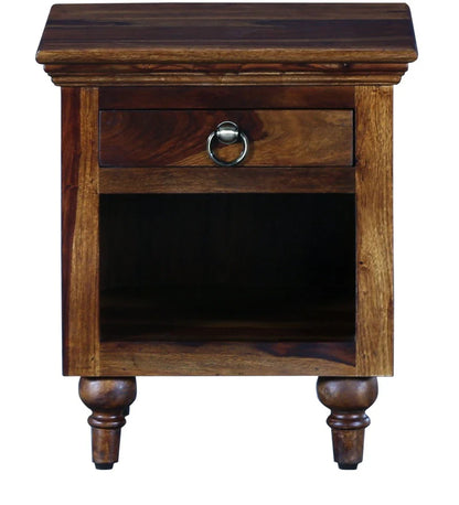 Udaipur Handicrafts Wood Bed Side Table