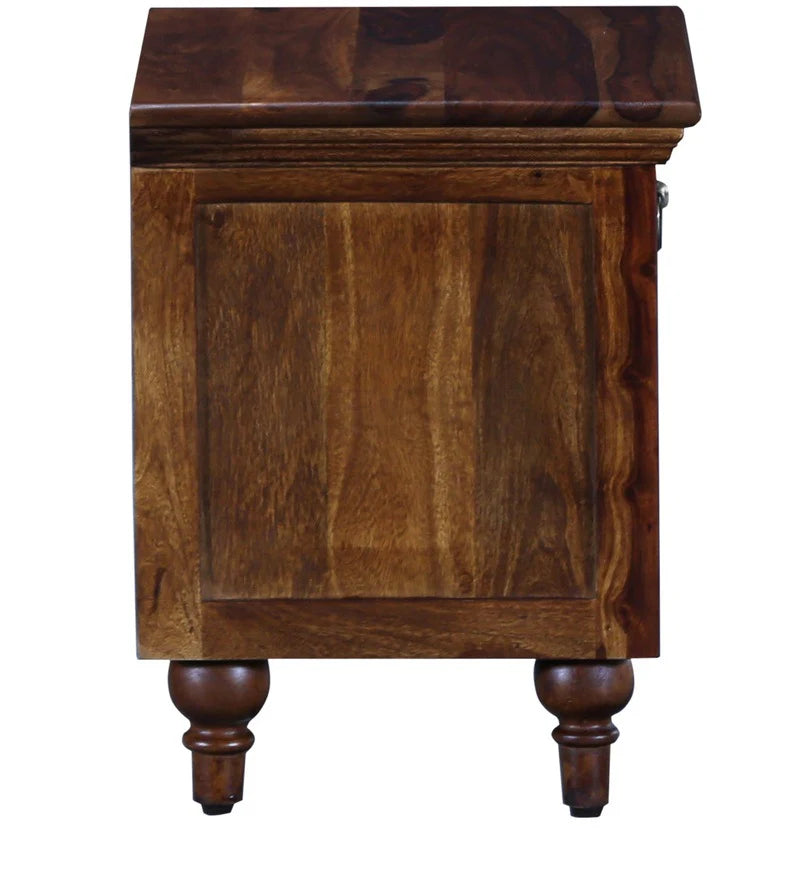 Udaipur Handicrafts Wood Bed Side Table