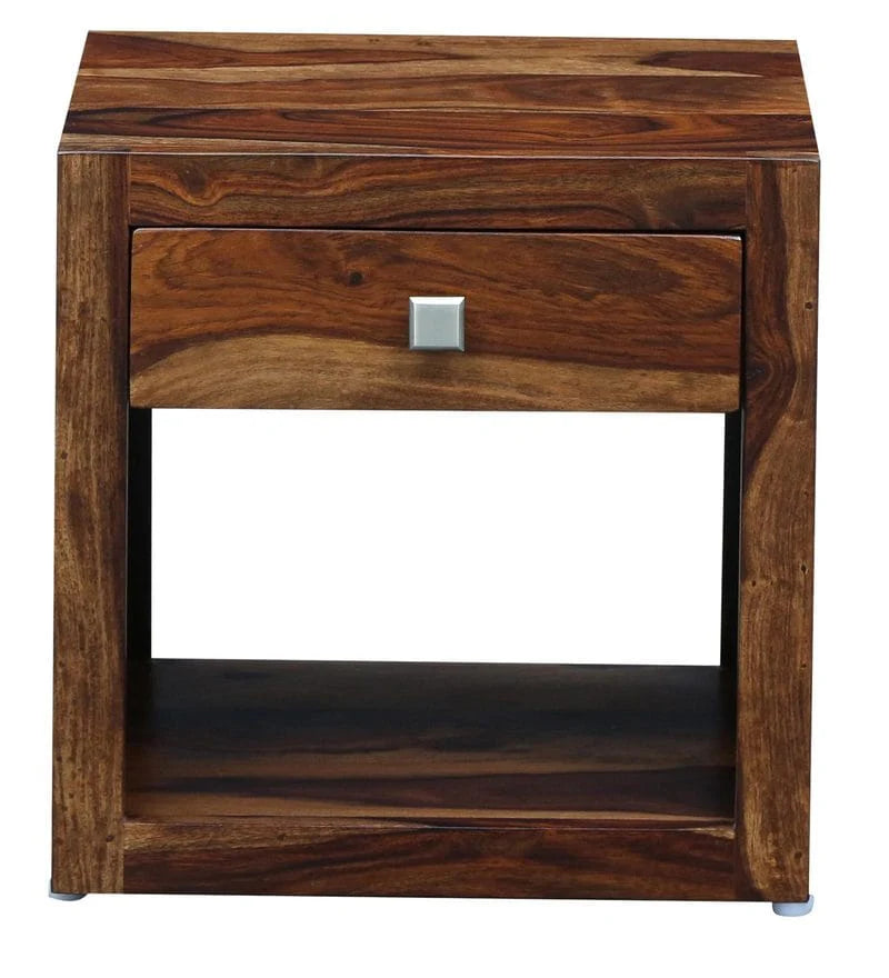 Udaipur Handicrafts Wood Bed Side Table