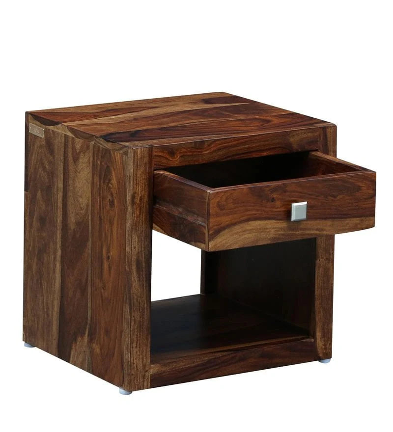 Udaipur Handicrafts Wood Bed Side Table