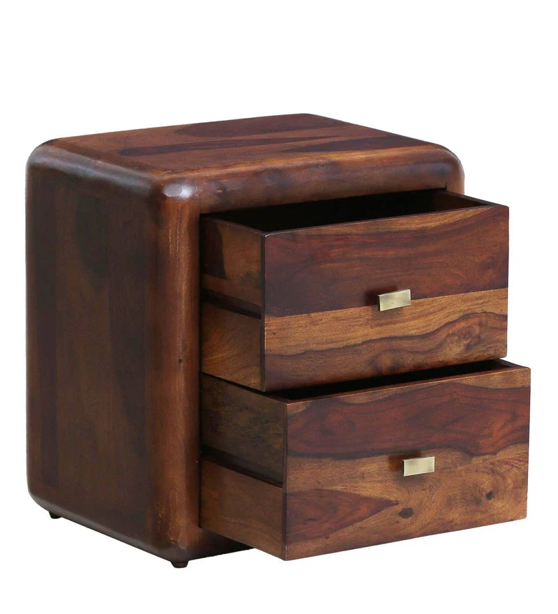 Udaipur Handicrafts Wood Bed Side Table