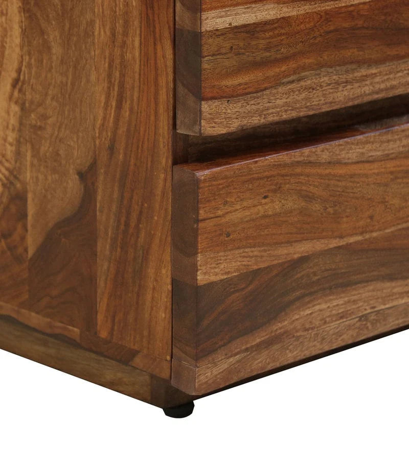 Udaipur Handicrafts Wood Bed Side Table