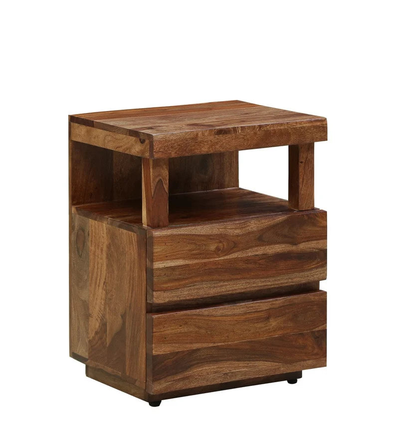 Udaipur Handicrafts Wood Bed Side Table