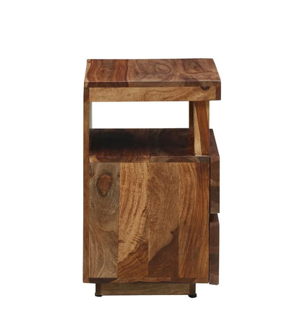 Udaipur Handicrafts Wood Bed Side Table