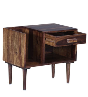 Udaipur Handicrafts Wood Bed Side Table