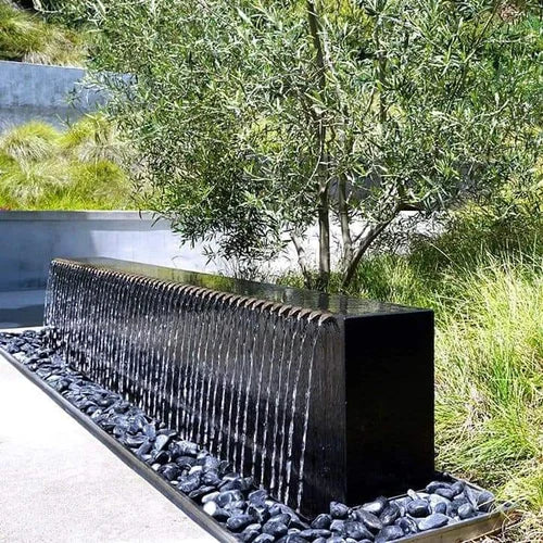 Udaipur Handicrafts Pure Black Granite fountain making