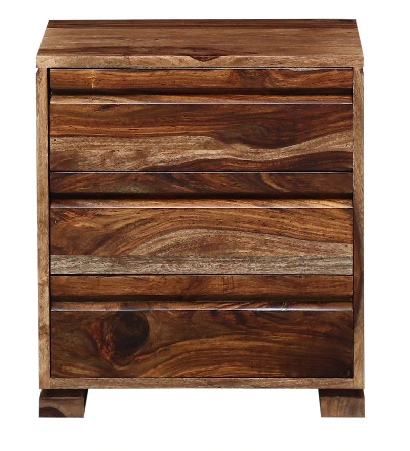 Udaipur Handicrafts Wood Bedside Table