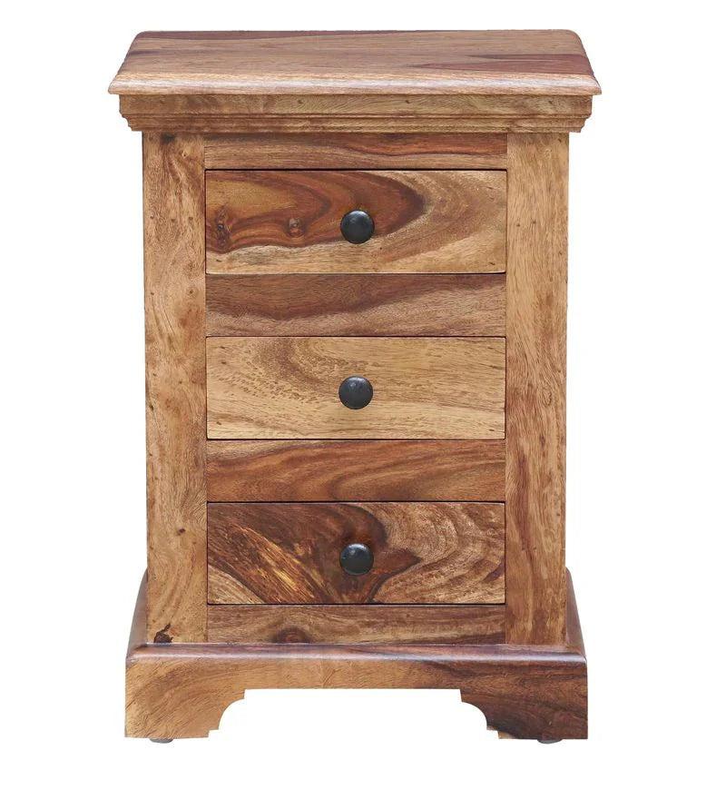Udaipur Handicrafts Wood Bed Side Table