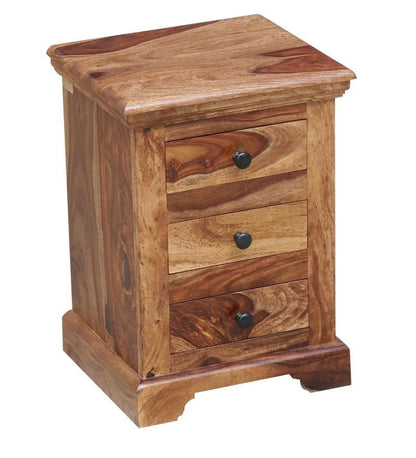 Udaipur Handicrafts Wood Bed Side Table