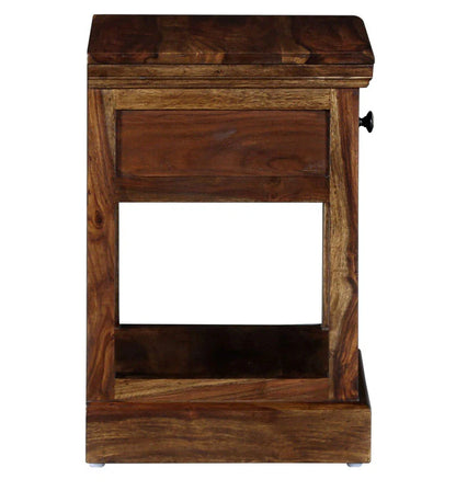 Udaipur Handicrafts Wood Bed Side Table