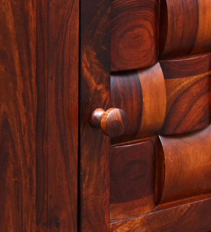 Udaipur Handicrafts Wood Bed Side Table