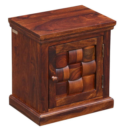 Udaipur Handicrafts Wood Bed Side Table